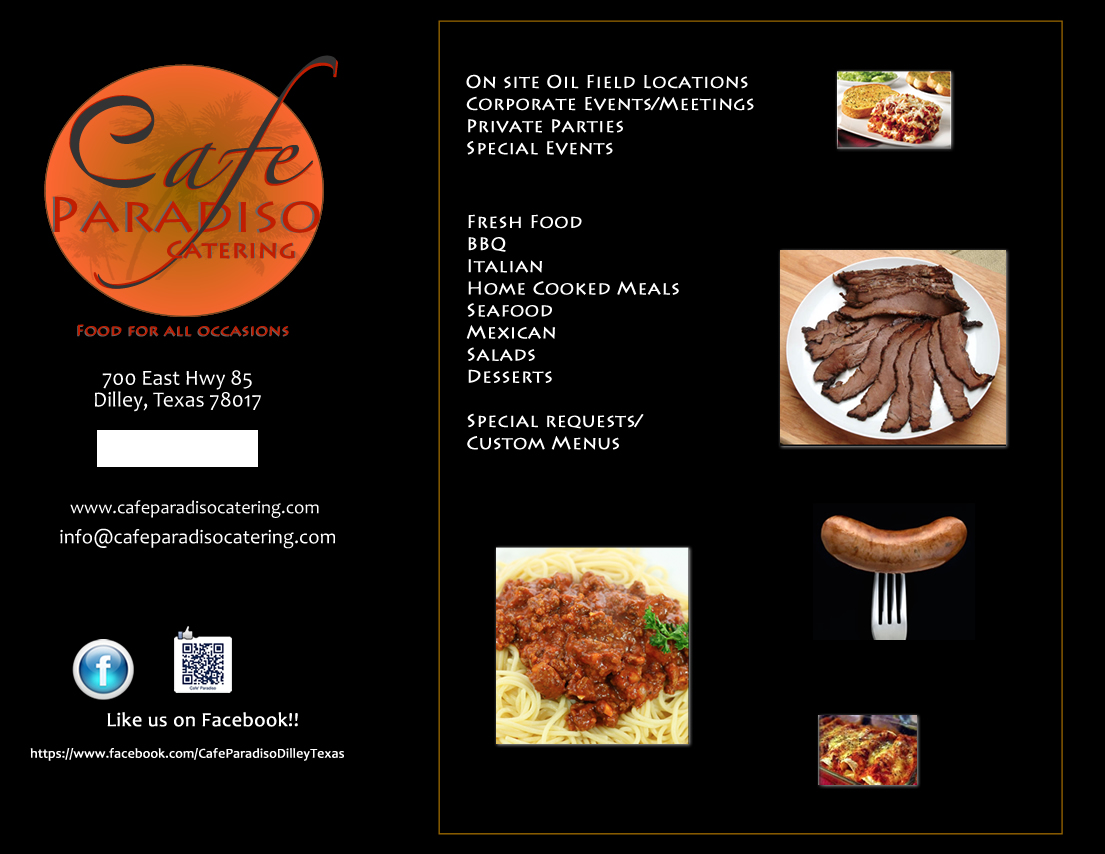 Cafe Menu